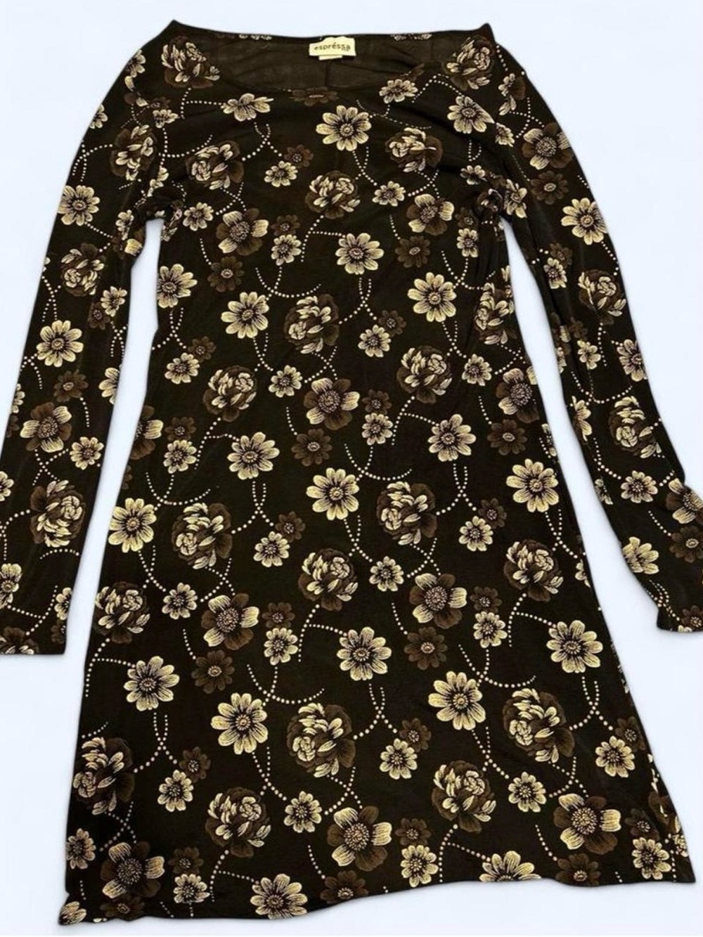 Vintage Floral Midi Dress